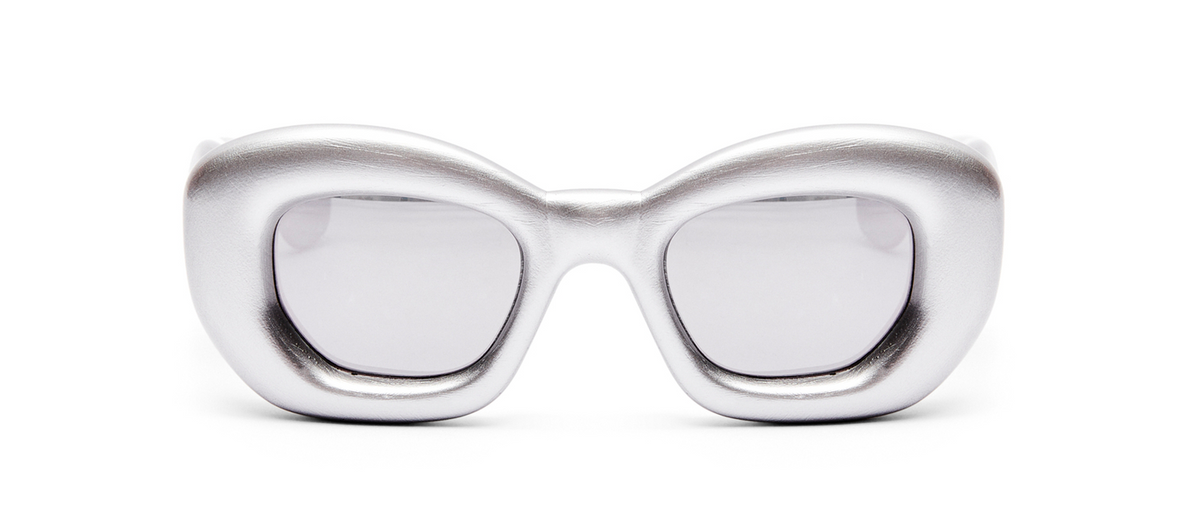 LOEWE Inflated butterfly sunglasses in nylon color silver/grey