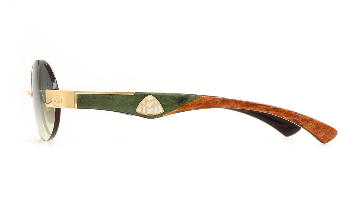 Maybach The Magic II 22k GOLD Forrest Green Karelian Birch Burr/Ebony