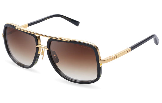 Dita Mach One Color Shiny 18K Gold Black