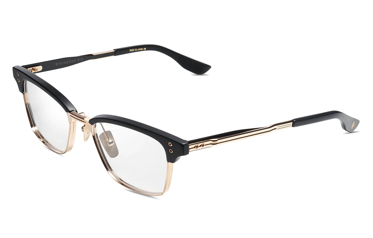 Dita Statesman Six Color Matte Black - White Gold