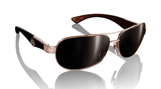 Maybach High Jewelry The Monarch I 225 Diamonds (2,32 Carat) Solid 18K Rose Gold, Black Piano/Ebony/Dark Brown Bird's Eye Maple Wood